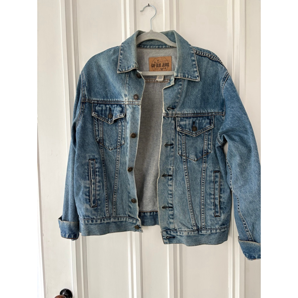 Gap Blue Denim Mens Jean Jacket Standard S